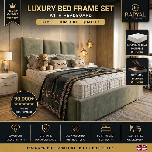 Ottoman storage bed panel - storage,