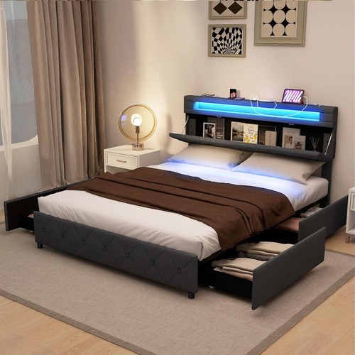 5ft king size upholstered - 5ft,
