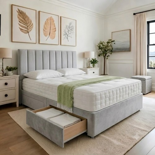 Luxury divan bed set - luxury, with