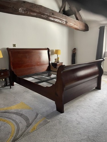 Sleigh bed king - sleigh, size