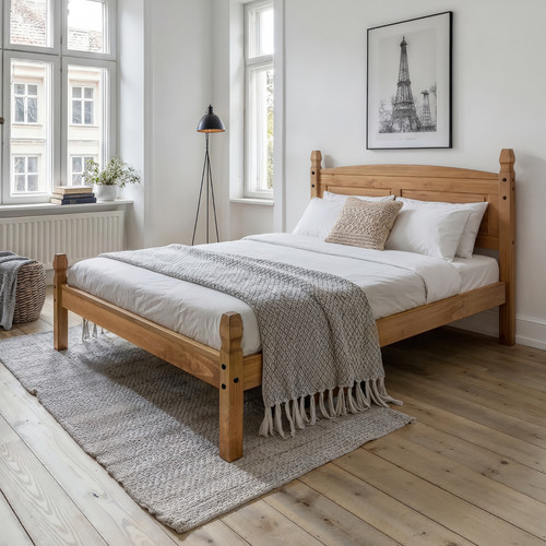 Corona bed frame - bed, king