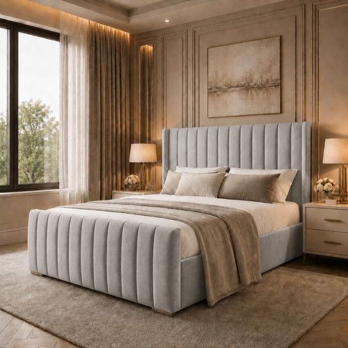 Ottoman storage bed panel - storage,