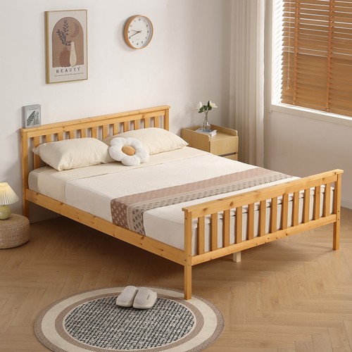 King size bed pine - bed, 5ft