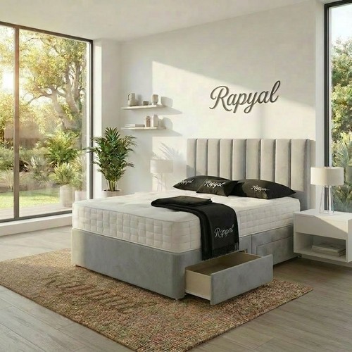 Reinforced divan bed memory - bed,