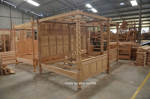 Teak wood super king size - ,