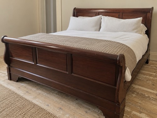 King size sleigh bed frame - king,