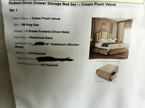 Hudson cream plush - cream, king