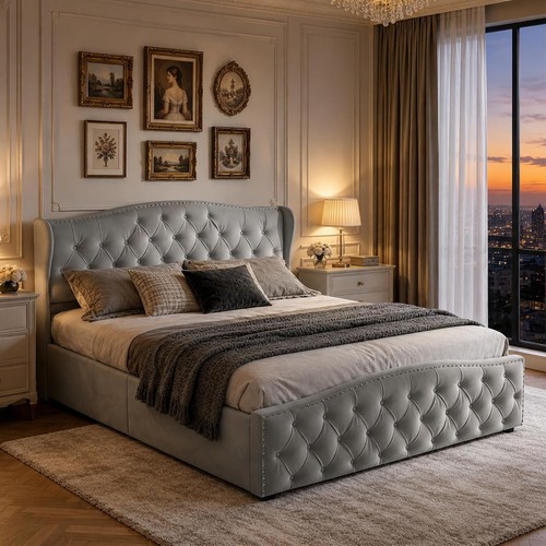 King size ottoman bed frame - size,