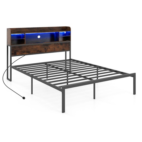 Gymax king size bed frame - gymax,