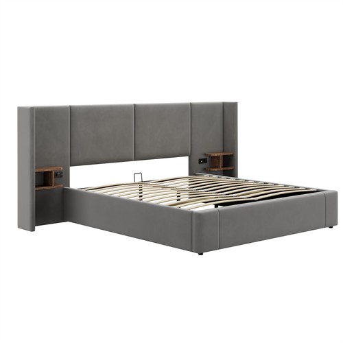Hydraulic ottoman storage - storage, bed
