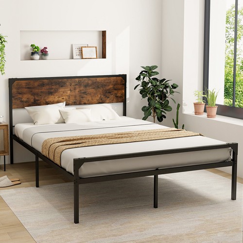 King size industrial slatted - king,