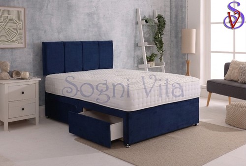 Grey divan bed set - divan,